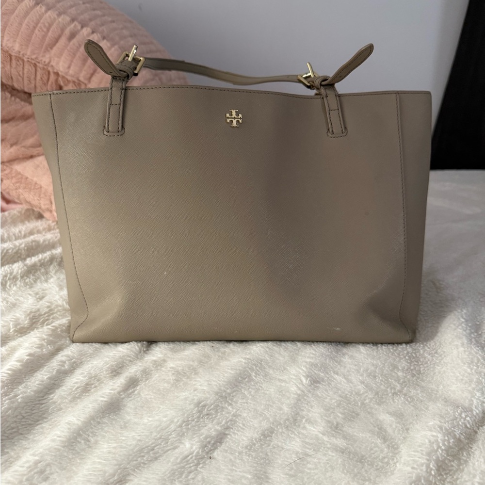 Tory Burch Tan Leather Tote Bag